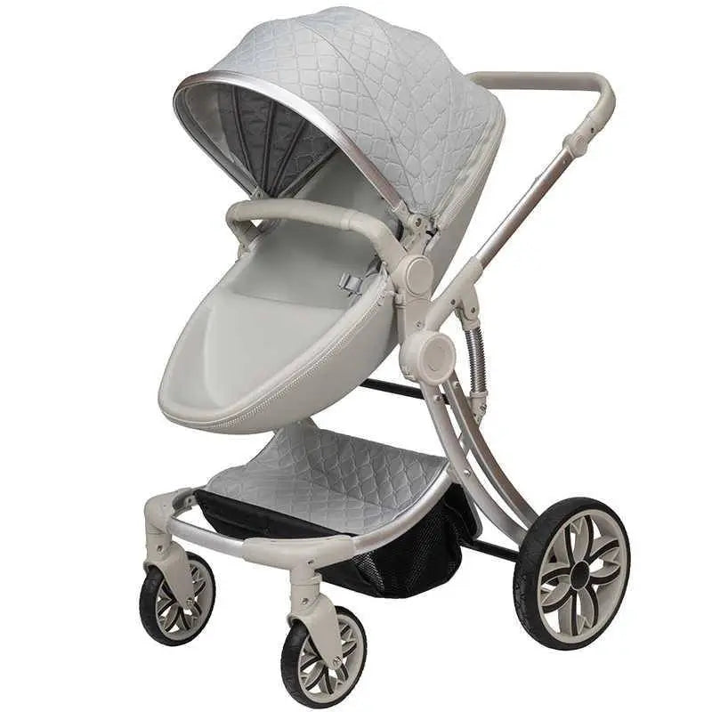 2 in 1 Luxury Leather Egg Shell Strollers