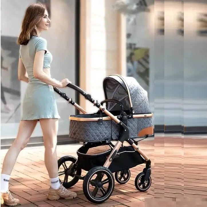 Adjustable High View Baby Stroller Carraige