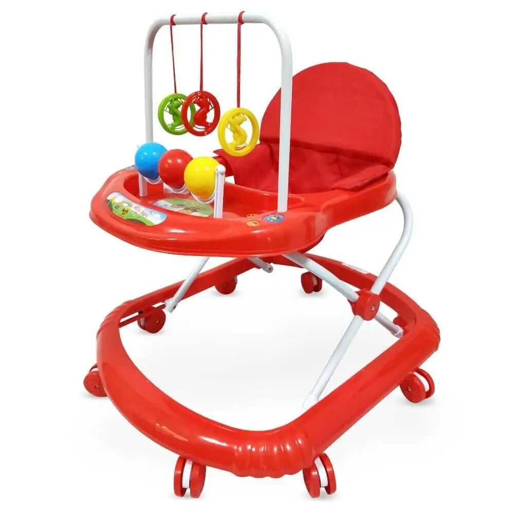 Foldable 360 Degrees Rotating Wheels Baby Walker