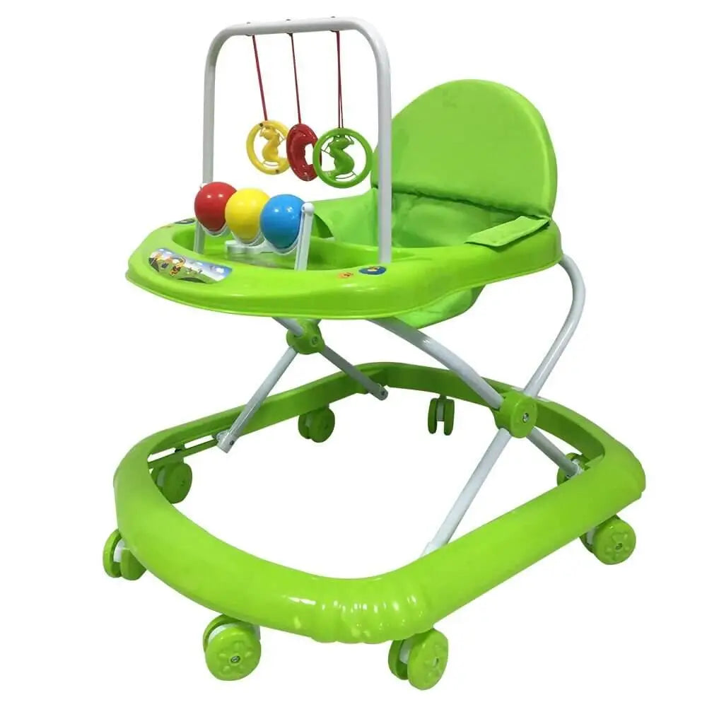 Foldable 360 Degrees Rotating Wheels Baby Walker