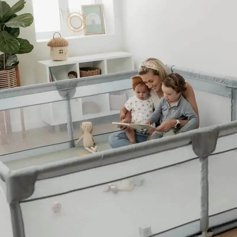Playpen Fabric with Safety Gate 2m x 1.8m