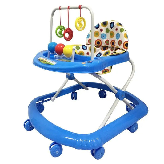 Foldable 360 Degrees Rotating Wheels Baby Walker