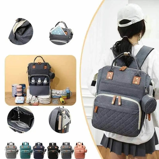 Multifunctional Baby Diaper Bag & Bed