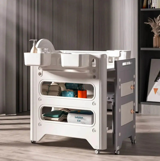 Multifunctional Bathroom Baby Pull-out Diaper Station
