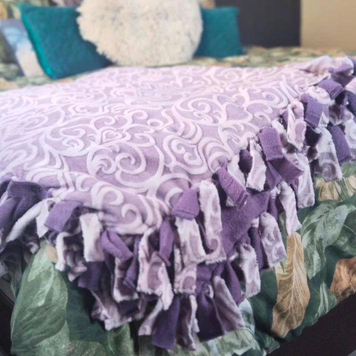 Purple Dreams Fleecy Blanket